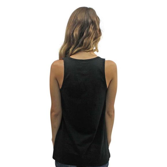 Loose Fit Jersey Cotton Tank Top - Picture 3 of 3